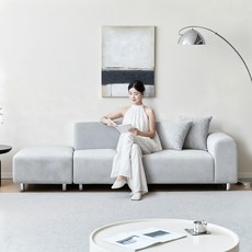 하이피러브 모던 아쿠아텍스 기능성 패브릭 3인용 소파 거실 신혼집 기사방문 무료설치, 모던 그레이(좌형)