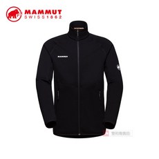 MAMMUT長毛象 男 中層刷毛保暖外套 黑色 時尚保暖 舒適透氣 戶外休閒