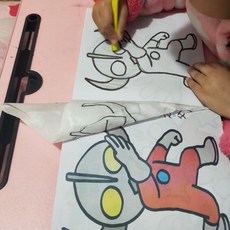 奧特曼塗色本 冰雪奇緣汪汪隊畵畵本 2-3-6歲幼兒園塗鴉填色繪畫本, 蒙紙奧特曼3本