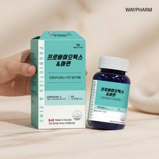 [아연함유] 웨이팜 프로바이오틱스 60캡슐(500mg), 1개