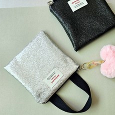 도토마리 핸드폰파우치 생리대파우치 스트립 핸들 화장품파우치 미니파우치 핸드폰가방 손목파우치 누빔 여행