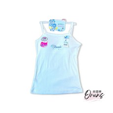 一王美 細肩罩杯點點小可愛背心 學生背心 胸墊可拆 成長型背心 女學生背心 女童背心