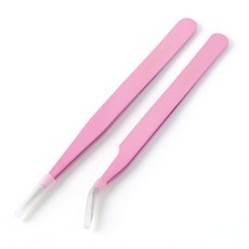 정밀 핀셋/직선형 곡선형 중 선택/프라모델 작업공구, 1개