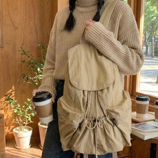 수진러버 국민 신생아 젖병 기저귀가방 방수, 베이지