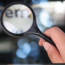 휴대용 블랙 3배율 독서확대경 돋보기 컬러돋보기 돋보기확대경 어르신돋보기