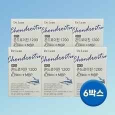 닥터린 콘드로이친 1200 콘레이티+MBP 1200mg 1박스 상어연골, 6개, 30정