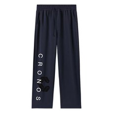 CRONOS 남성 캐주얼 스웨트팬츠 가을 와이드 레그 조거 스포츠 트라우저 패션 운동 기본, N y, XXL