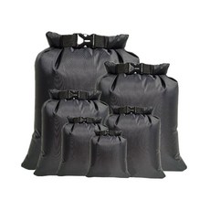 shangren 드라이 자루 파우치 세탁 백 드라이 습식 분리 보트 수영 해변 보관 주최자 자루 야외 캠핑 하이킹 여행, 폴리 에스터, 검정, 1개