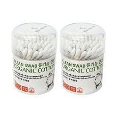 풍성 국산 항균면봉(원형) 100P /무형광/순면면봉/, 100개입, 2개