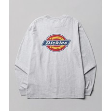 디키즈 남녀공용 긴소매 티셔츠 트리 로고 롱슬리브 White DIKU261LRTL005WM