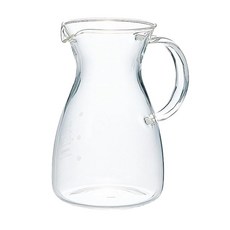 HARIO 하리오 내열 커피 데칸타 400ml 우유 투수 물병 내열 유리 전자레인지 식세기 대응 HCD-2T, 1개