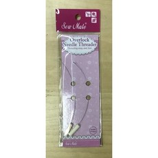 新竹-Cherry拼布教室 台製縫拷克穿線器 Sew Mate 拷克機穿線器 2入裝, 1個, 握柄(圓柱), 藍色