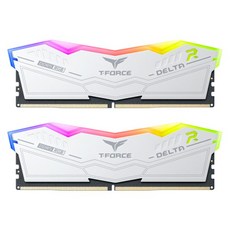 TEAMGROUP T-Force 十銓 DDR5-5600 CL36 DELTA RGB 白色 32GB (16Gx2)