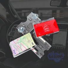 차량용 주차증 케이스 주차증보관함, 압착고무형(가로)