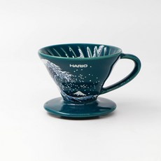 【HARIO】V60迷你彩色品飲杯-沖浪裏(吳須色) 陶瓷試飲杯/咖啡展/點心杯, 沖浪裏, 1個