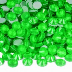 에메랄드 네온 야광 논핫픽스 라인스톤 그린 액세서리 크리스탈 참 장식품 파츠, 07 SS6-1440PCS