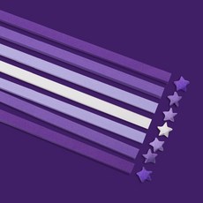 별접기 종이 그라데이션 퍼플, 540개, 4색