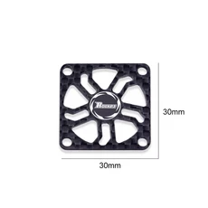 탄소 냉각 팬 커버 40x40MM 30x30MM RC 모터/전기 조절 보호, 02 30x30MM, 01