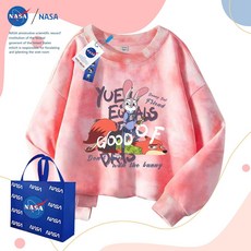NASA 瘋狂動物城卡通印花長袖衛衣