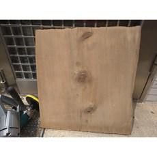 台灣檜木老料砧板：台灣黃檜數十年老料，風化倒格原木板料，全新無使用，適用於桌板、茶几、擺件, 1個, Natural Wood
