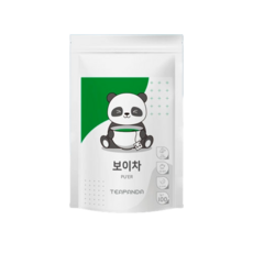 티판다 발효 운남 100% 보이차 삼각티백, 1개, 10개입, 1g