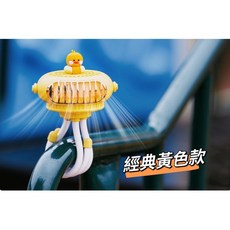 『小爸親子』嬰兒推車風扇 八爪魚風扇, 1個, 經典黃色款