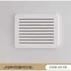 시계형 배전함 덮개 분전반 액자 대형 스위치 걸이형, 오른쪽 밀고 당기는 [2.6cm], 화이트 루버 스타일