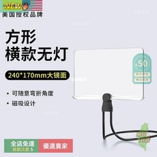 A11 放大鏡 閱讀手持頭戴掛脖三合一 高透鏡片, 1個, 【基礎版2.0】方形橫款丨無燈光