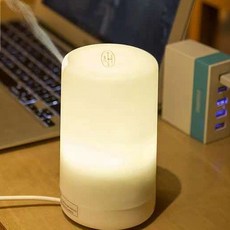 NLS 香薰加濕器 靜音水氧機空氣淨化小夜燈, 125ml暖燈款(USB)