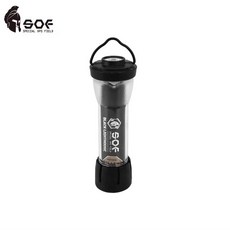SOF 黑燈塔電筒燈 黑塔燈 手電筒 露營燈 充電燈【露營狼】【露營生活好物網】, 黑色1支 $580, 1個
