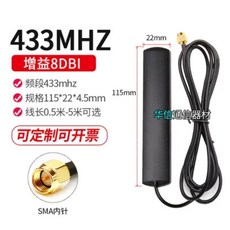 풀 고이득 와이파이 자동차 패치 안테나 케이블, 1. 433M