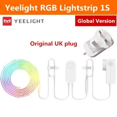 Yeelight 스마트 라이트 홈킷Mihome용 앱 포함1S 플러스2 계량기 길이 YLDD05YL LED RGB 와이파이 리모, 03 2M Striplight UK