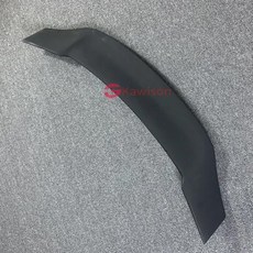 현대 제네시스 쿠페 스포일러 2009 10 11 12 년용 광택 탄소 섬유 FRP 리어 윙 R 스타일 스포일러 액세서리, 2)unpainted Spoiler