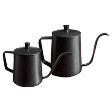 熾咖啡 304不鏽鋼手沖咖啡壺 250ml/350ml 精準控水 耐磨防刮 手沖壺, 1個, 250ml(銀)手沖壺(不含蓋), 250ml