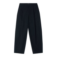 LEE LE2403PT60BK 우먼 코튼 핀턱 팬츠 블랙