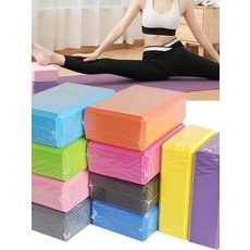 HWT 고밀도 요가 브릭 EVA 전문 보조기구 균형 초보자 필라테스 이상적, 08 수박 레드(로고 없음)