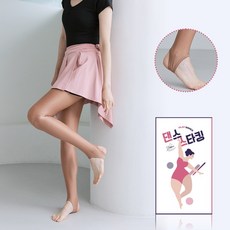 국산 에어로빅 스타킹 고리형 1매, 커피