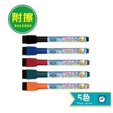 SUCCESS 成功 1302 附擦細字白板筆, 1個, 黑