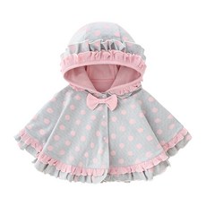 JoyBaby 秋冬嬰兒斗篷 雙層保暖