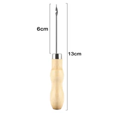 가죽 바느질 키트 DIY 송곳 바늘 구리 손잡이 캔버스 신발 나일론 스레드, 01 B