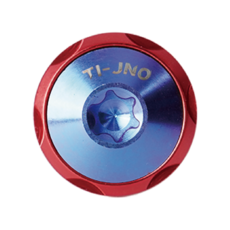 桀諾 魔幻藍 鈦合金大牌螺絲 附墊片 車牌螺絲 裝飾螺絲 多色可選, 1套