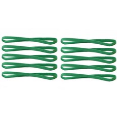 10Pcs 여성용 흡수 밴드 축구 요가 순수 헤어 미끄럼 방지 탄력 고무 얇은 스포츠 남성, 10pcs Gr n