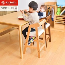 원목 식탁의자 높이조절 가능한 이유식 하이체어 바른자세 홈 인테리어 안전한 디자인, 호두나무색