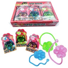 토이즈데이 냥발 찐득이 말랑이 스퀴시 피젯토이 모찌 스트레스볼 요요, 30개, 12g, 균일혼합