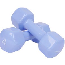가슴운동 뷰티 육각덤벨 4kg x2개세트 스위트라벤더