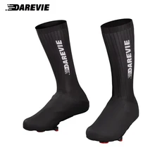 DAREVIE 사이클링 오버슈즈 AERO 고속 퀵 드라이 슈즈 커버 미끄럼 방지 가볍고 부드러운 습기 흡수 신발, 03 S(38-39), 04 DVA060-Black