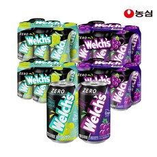 웰치스 제로 소다 그레이프 355ml 12개 + 샤인머스켓 355ml 12개1세트, 24개
