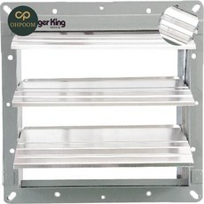 타이거킹팬셔터 고압환풍기커버 타이거킹환풍기덮개 고압팬셔터 TKV 200FS TKV200FS 1EA