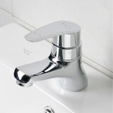 보코 BOKCO세면대 원홀수전 욕실 수도꼭지 교체용 국산 수전 S1-340, 1개