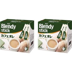에이지에프 블렌디 스틱 카페오레 인스턴트 커피, 2개